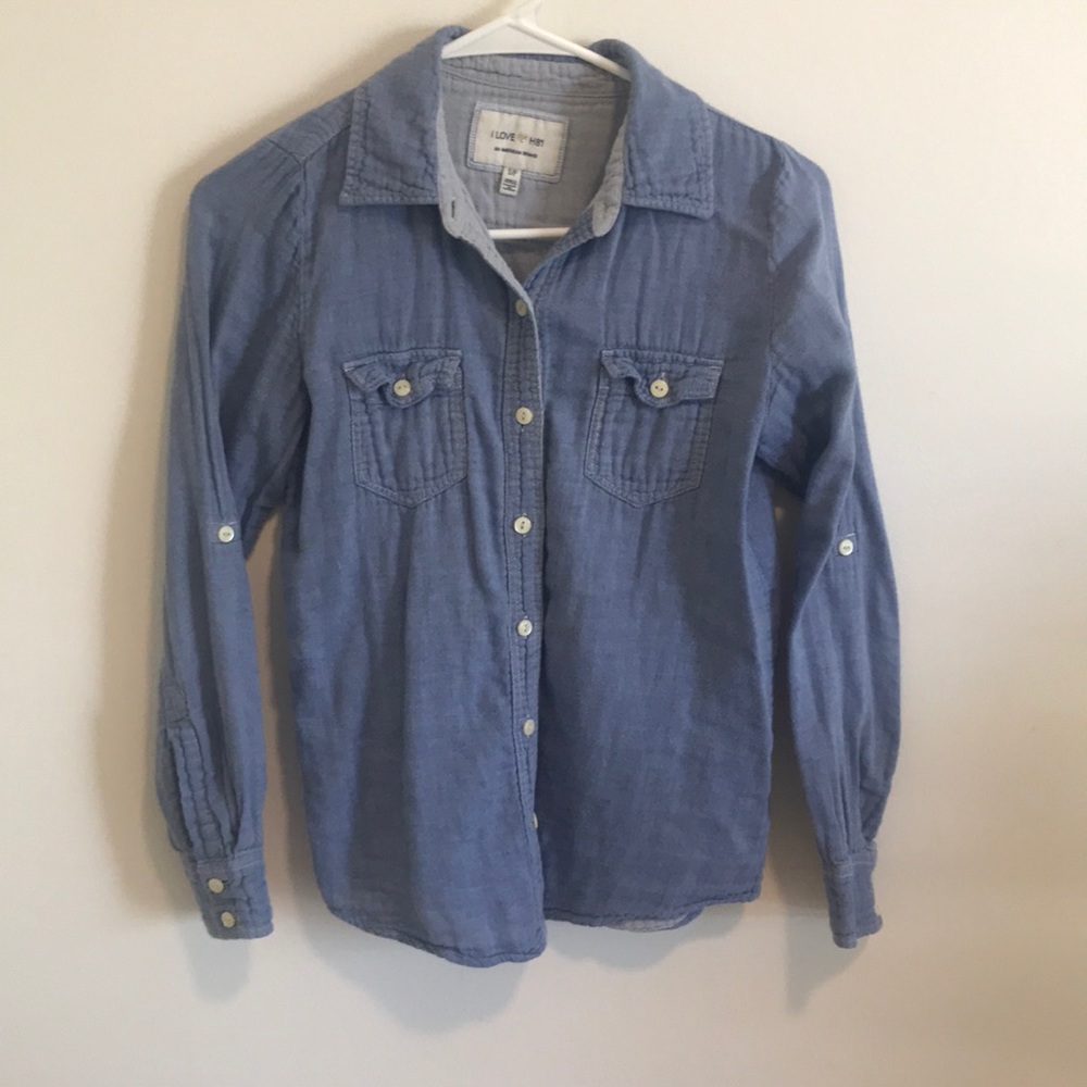 Denim like, Chambray button up